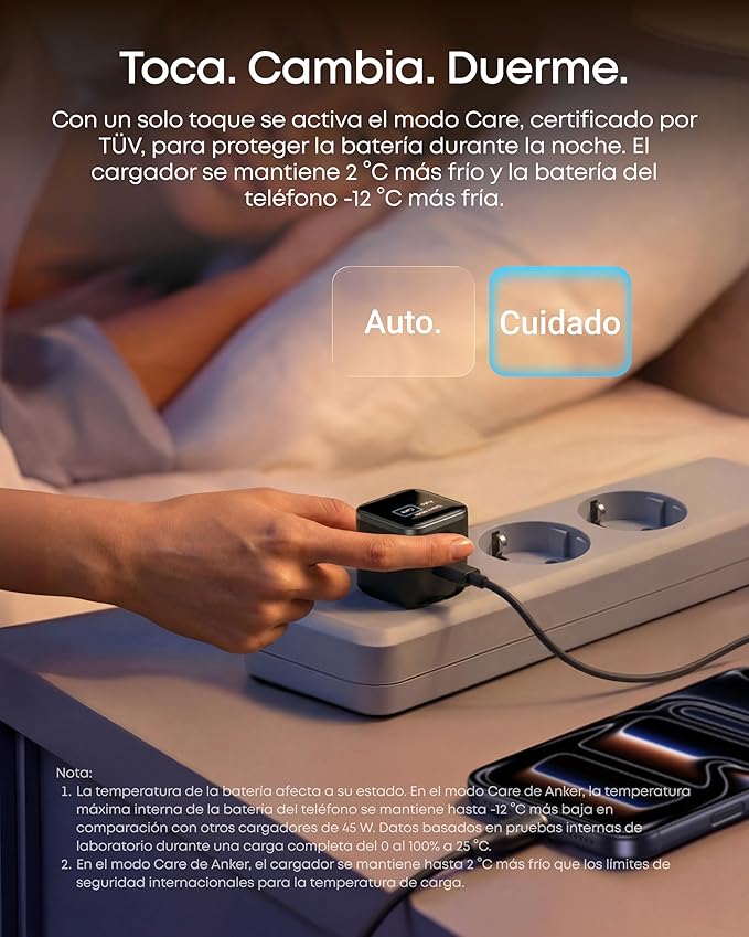 Anker Nano Cargador USB C 45W Inteligente