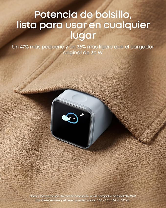 Anker Nano Cargador USB C 45W Inteligente