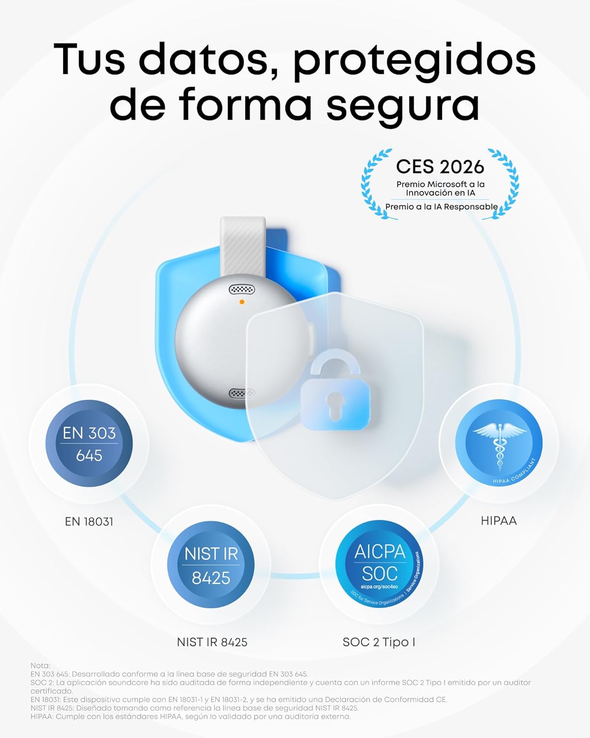 Grabadora de Voz Portátil | Soundcore Work