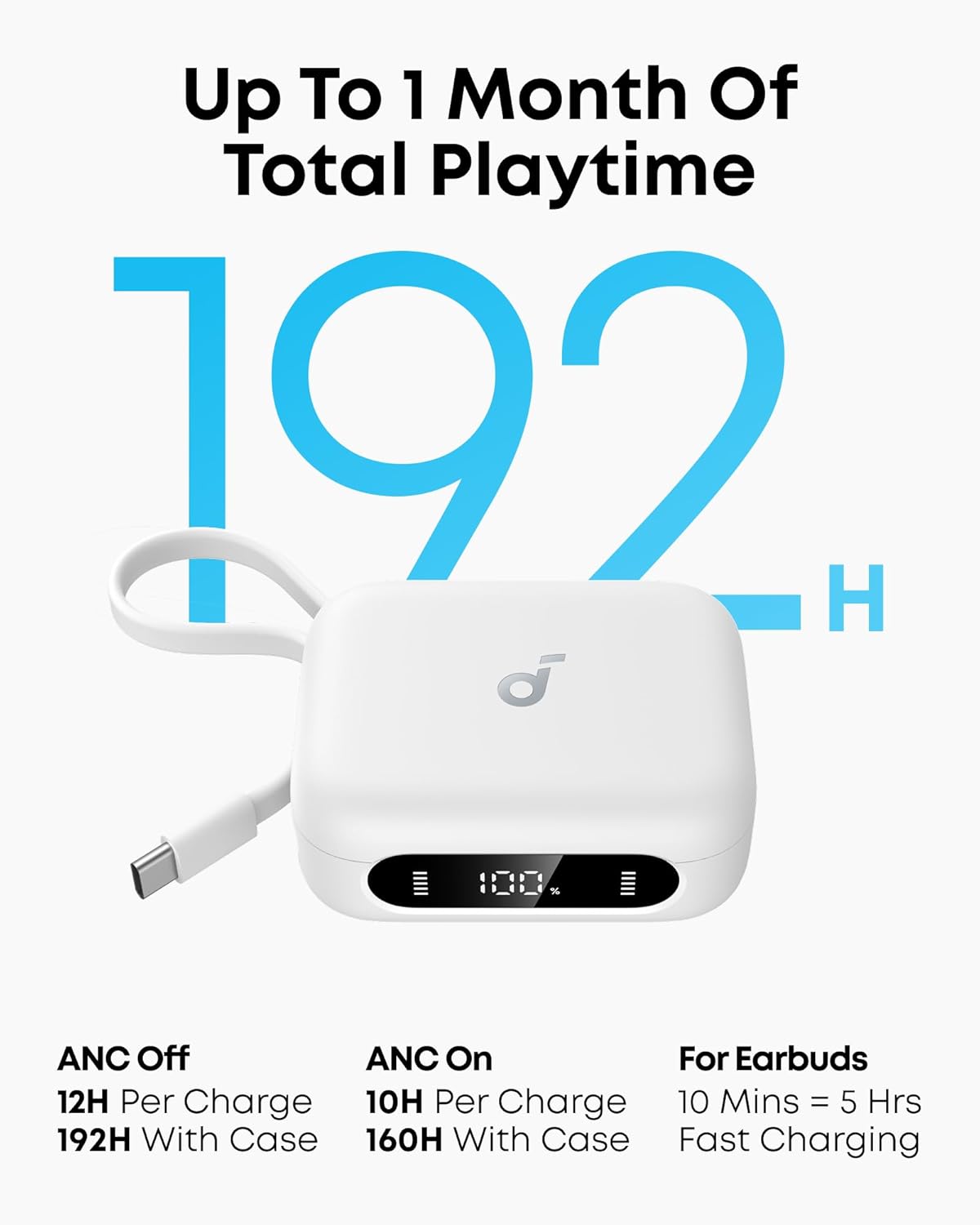 P41i | Noise Cancelling Earbuds with Phone Charger