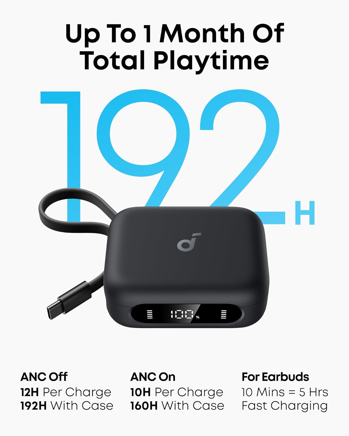 P41i | Noise Cancelling Earbuds with Phone Charger