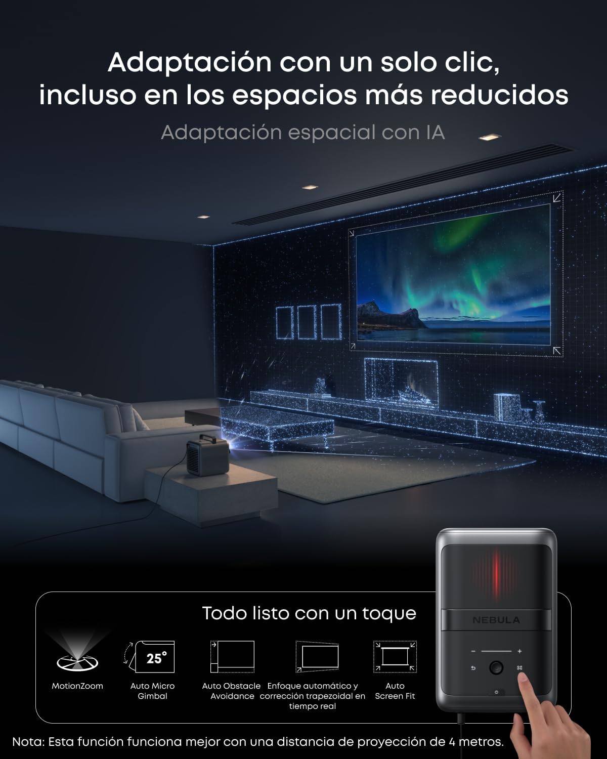 X1 Proyector 4K NEBULA|soundcore