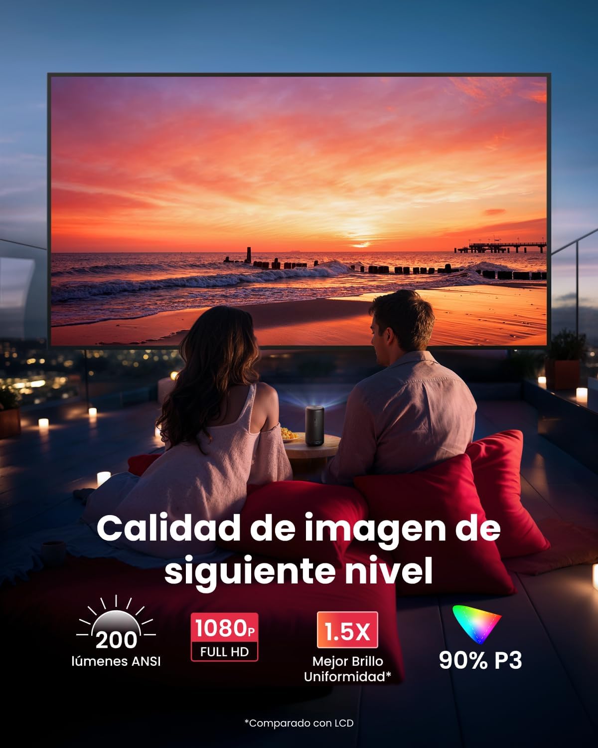 Nebula Capsule 3 Mini proyector portatil | soundcore