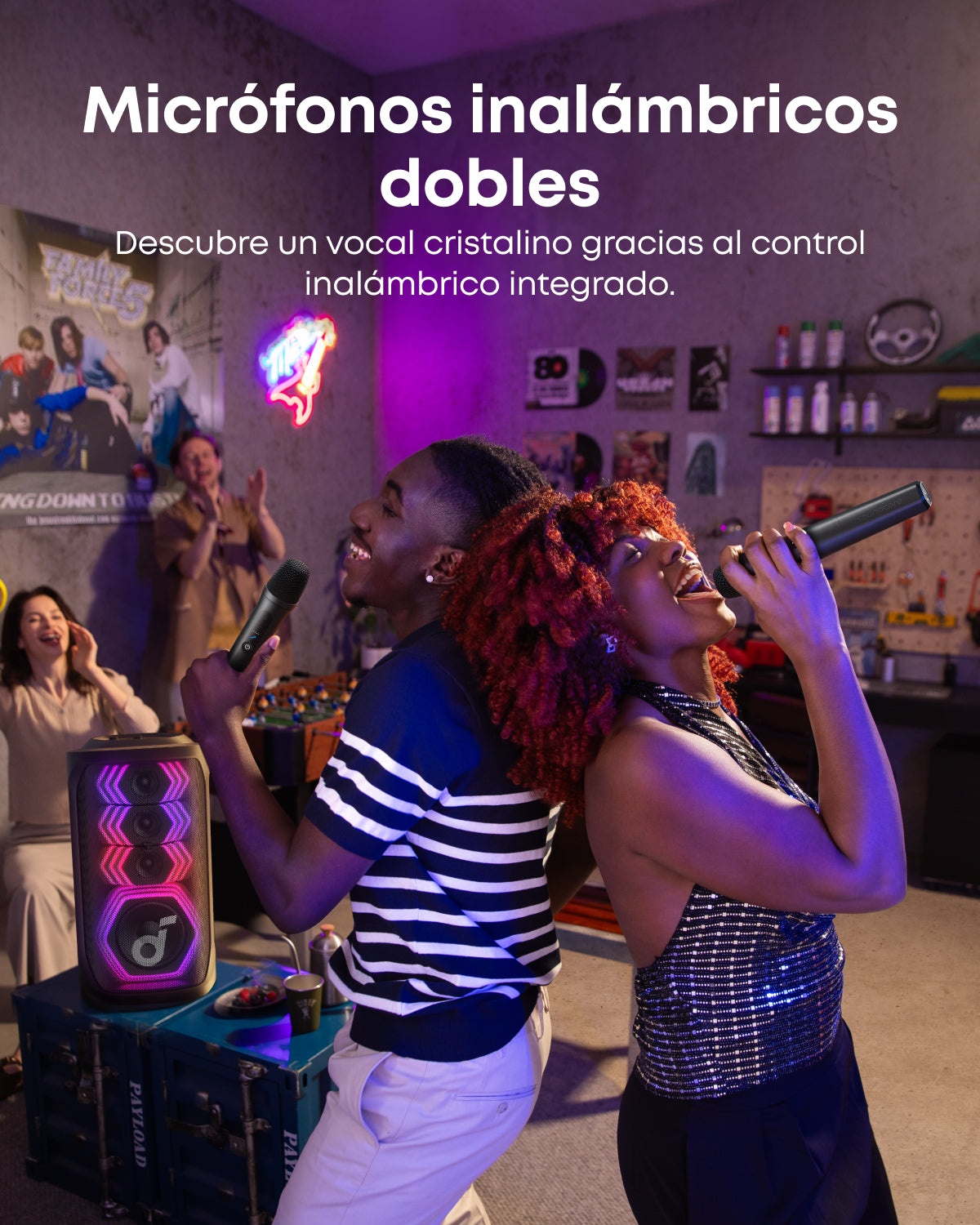 soundcore Rave 3S | Altavoz IA para fiestas con karaoke y sonido de 200W