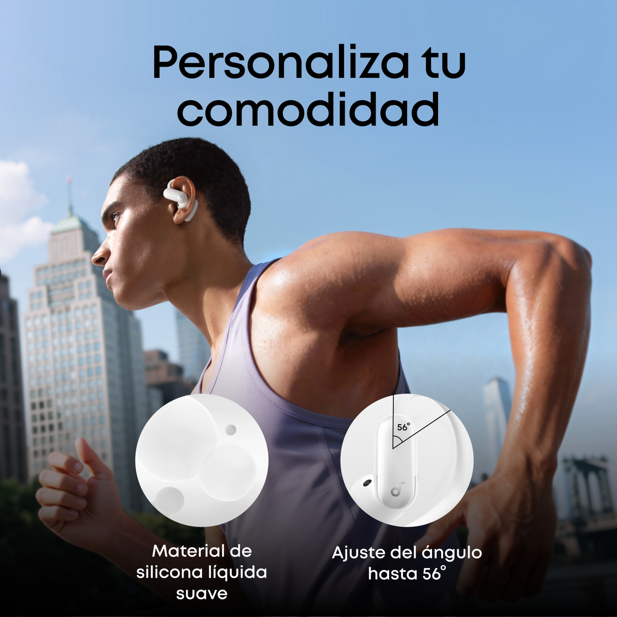 AeroFit 2 Pro | Auriculares de doble formato con diseño abierto y cancelación activa de ruido