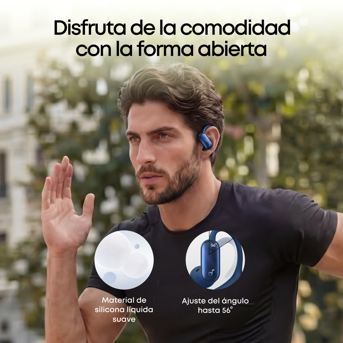 AeroFit 2 Pro | Auriculares de doble formato con diseño abierto y cancelación activa de ruido