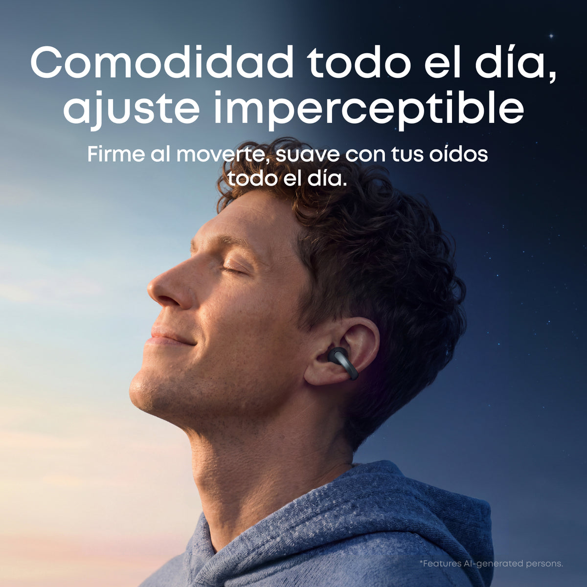 Aeroclip 2 |  Auriculares con clip certificados por Guinness para llamadas nítidas