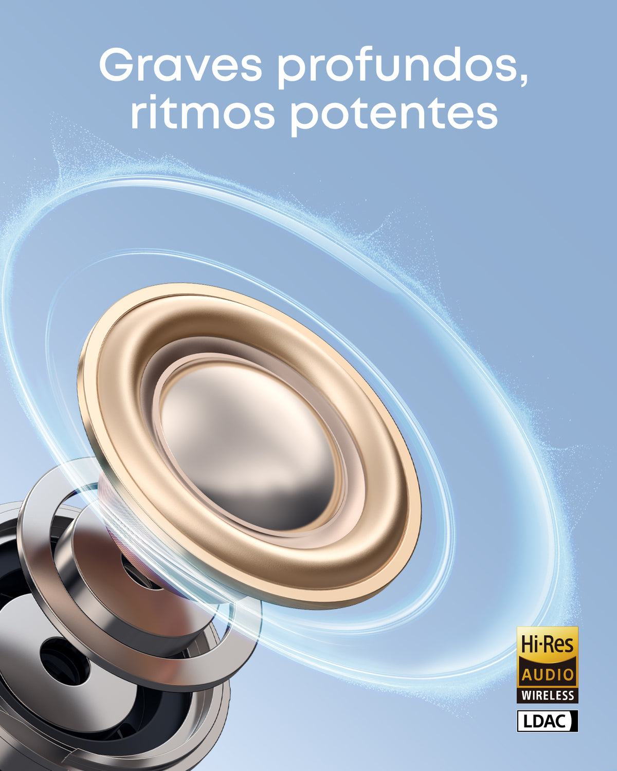 soundcore C50i | Auriculares de clip cómodos con graves potentes