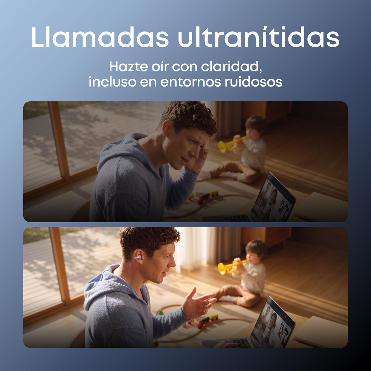 Aeroclip 2 |  Auriculares con clip certificados por Guinness para llamadas nítidas