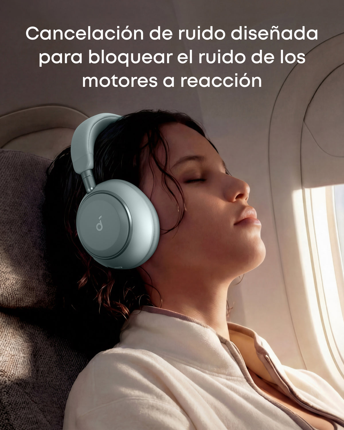 Nuevo—Soundcore Space 2 | Cómodos auriculares con cancelación de ruido para llevar puestos todo el día