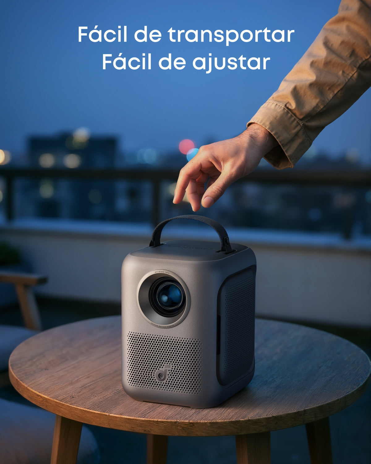 soundcore Nebula P1i | Proyector inteligente con altavoces giratorios