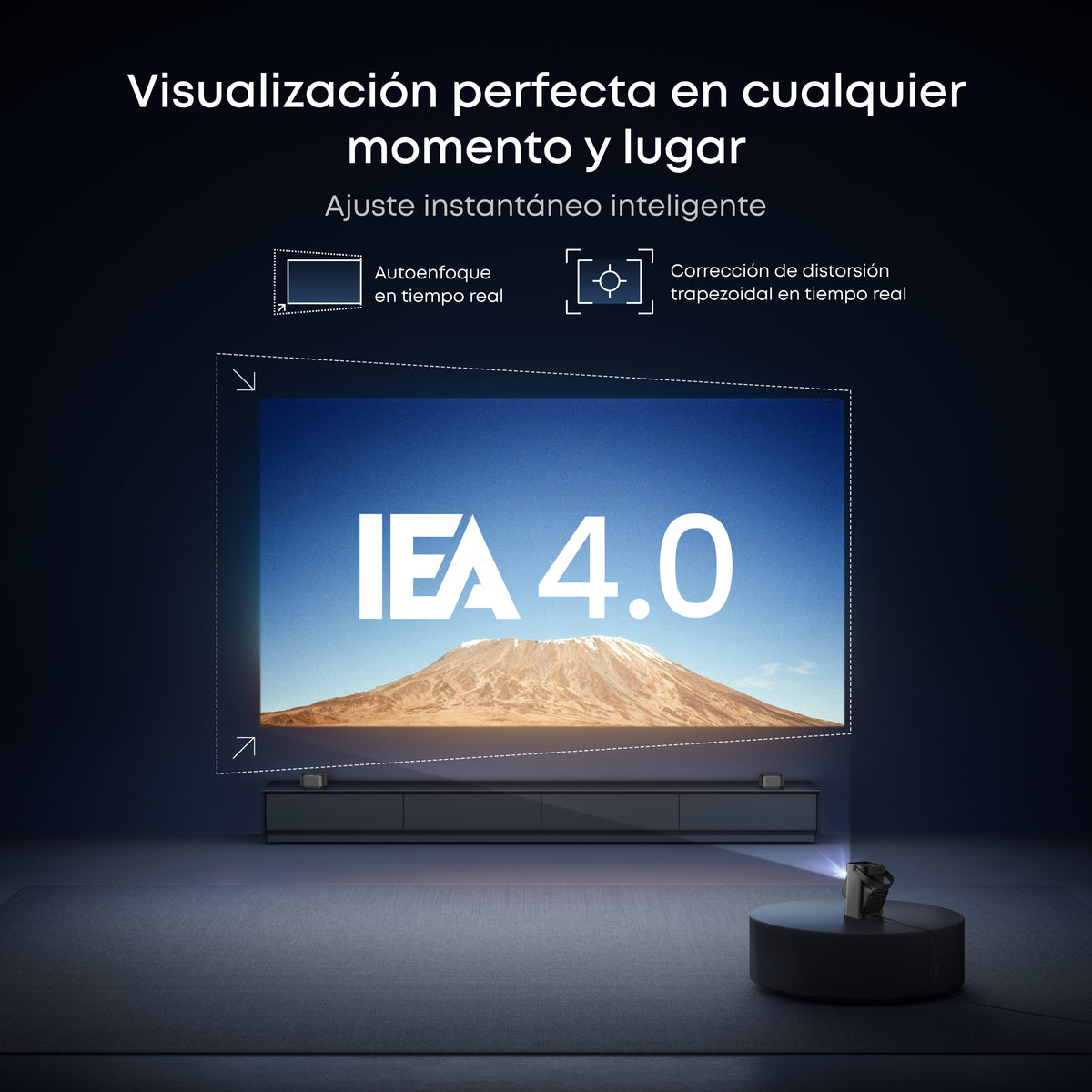 soundcore Nebula P1 | El primer proyector portátil del mundo con altavoces desmontables