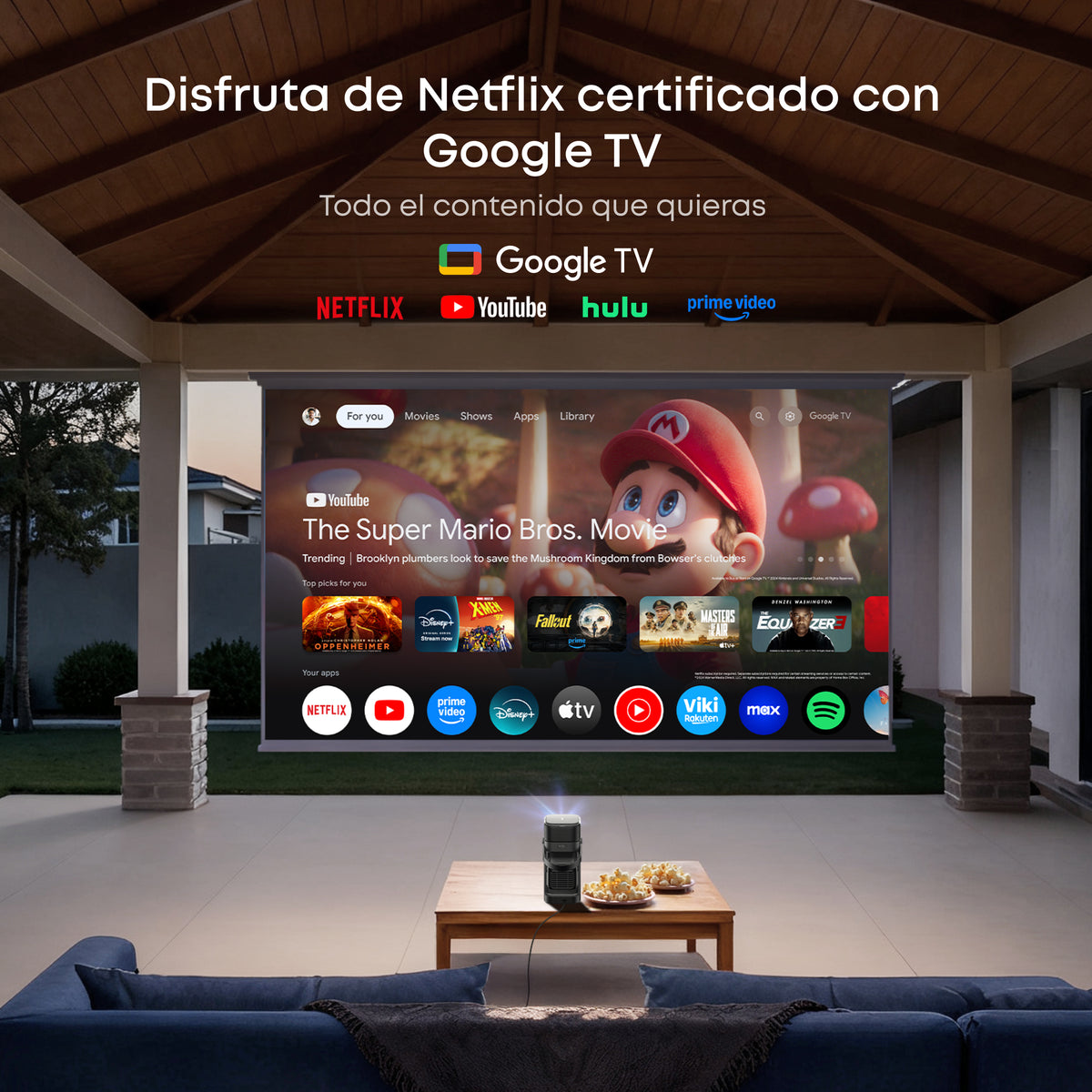 soundcore Nebula P1 | El primer proyector portátil del mundo con altavoces desmontables