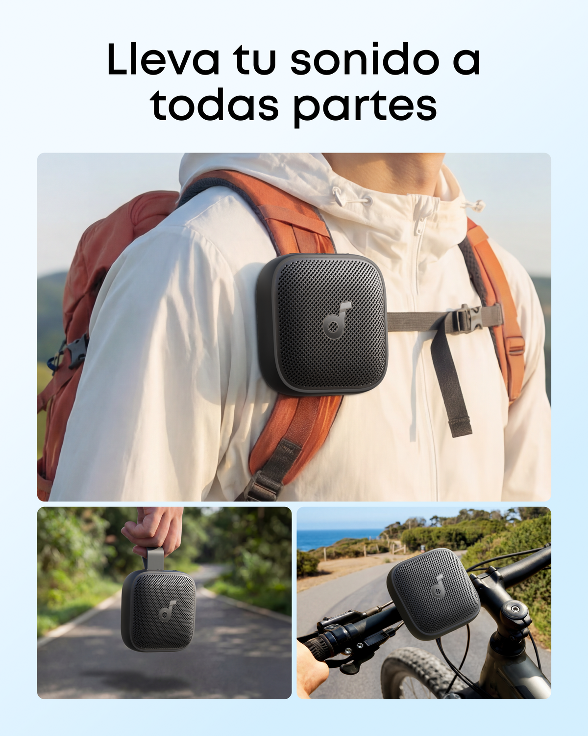 soundcore Boom Go 3i | Altavoz Bluetooth portátil con graves potentes