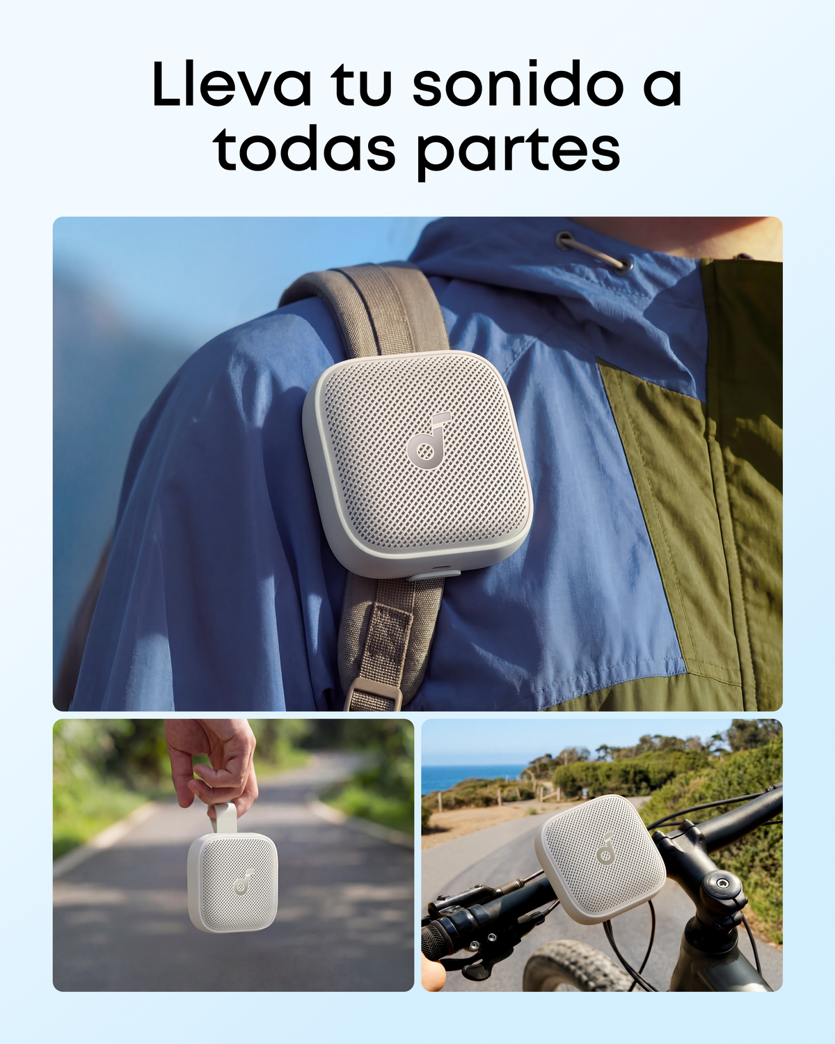 soundcore Boom Go 3i | Altavoz Bluetooth portátil con graves potentes