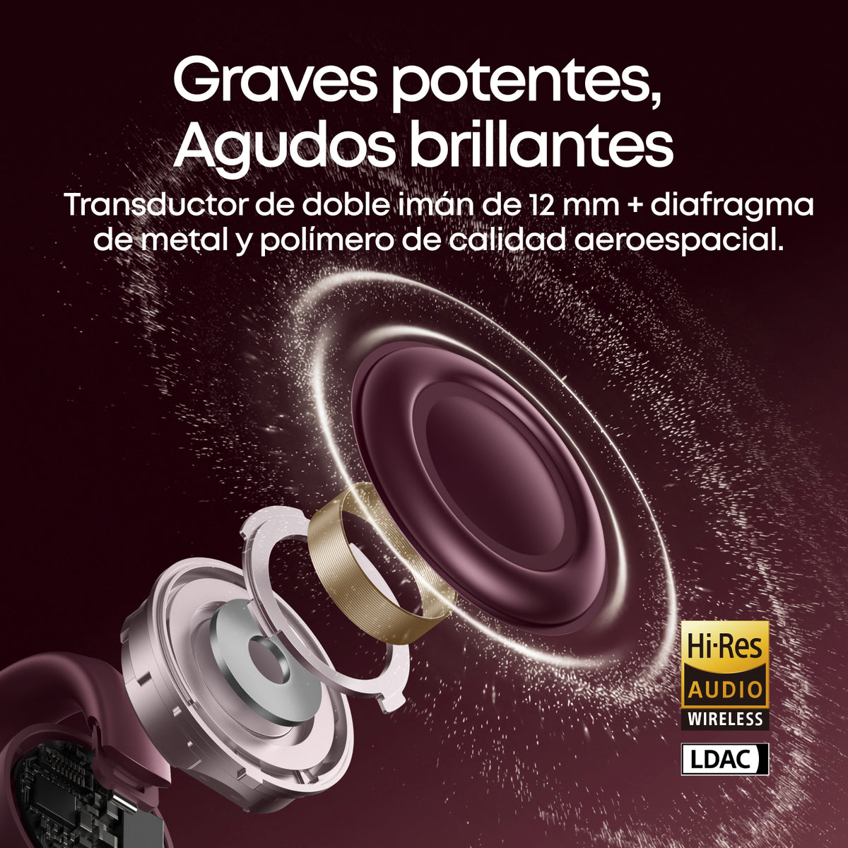 Aeroclip 2 |  Auriculares con clip certificados por Guinness para llamadas nítidas