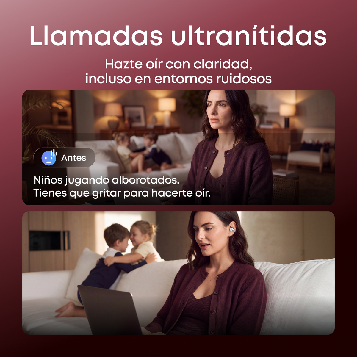 Aeroclip 2 |  Auriculares con clip certificados por Guinness para llamadas nítidas