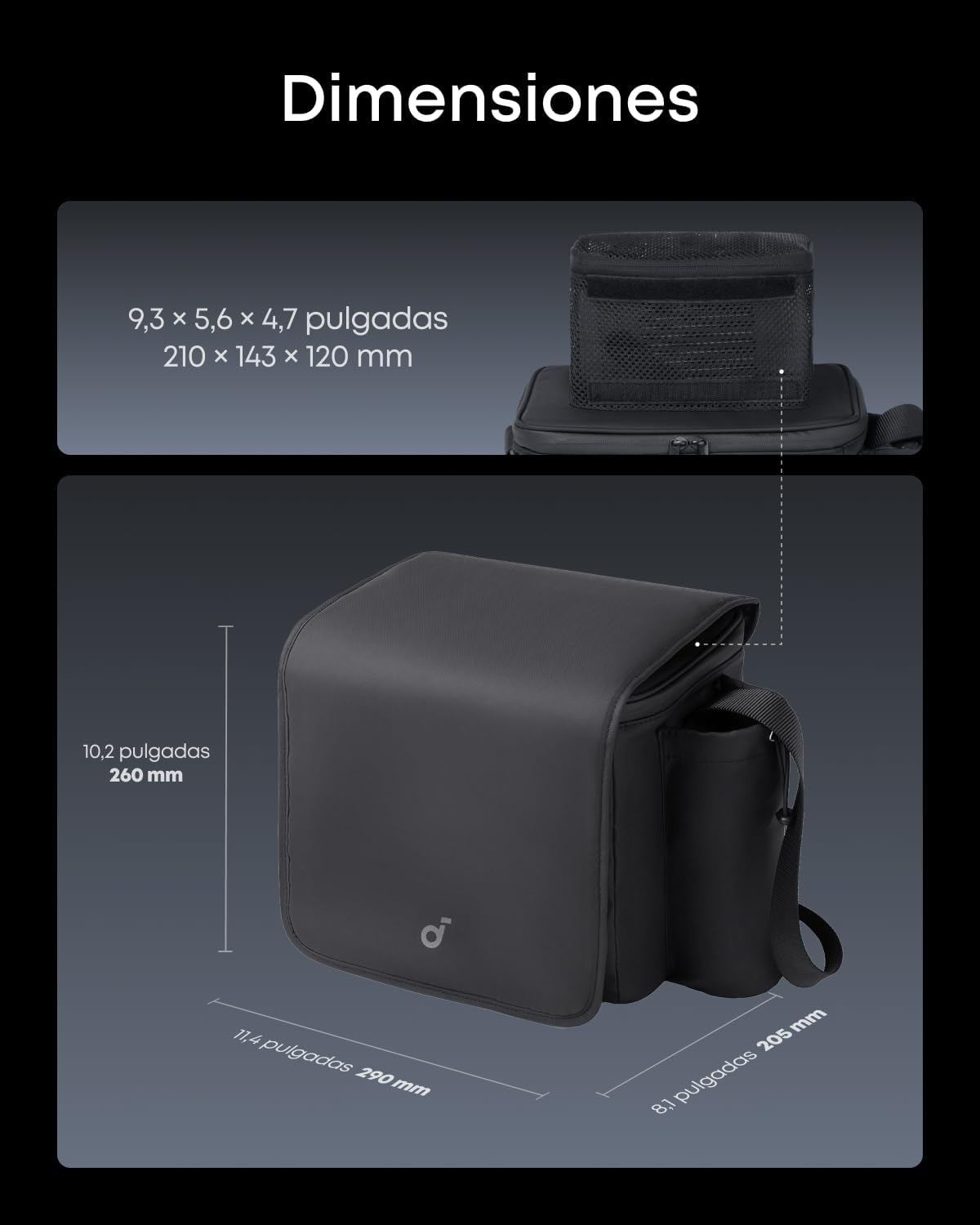 Bolsa de Transporte Soundcore NEBULA P1 para Proyector Portátil