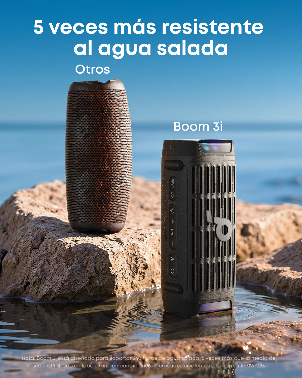 Boom 3i | Altavoz bluetooth resistente para exteriores