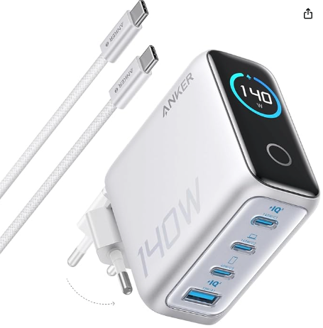 Anker Cargador USB C Carga Rapida 140W